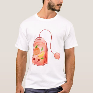 Peach Tea Bag T Shirt