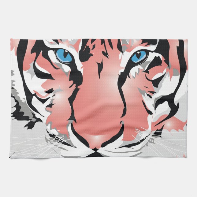 PEACH TIGER KITCHEN TOWEL KÖKSHANDDUK (Horisontell)