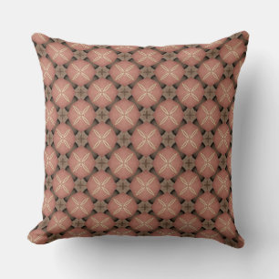 Peach Top Parbrella Mönster Design Dekorativ kudde