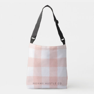 Peach Tote Bag - Över Skoulder Mamma Hustle Co. Axelväska