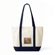 Peach Träd Orchard Fruit Harvest Tote Bag