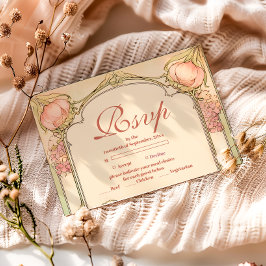 Peach Tulip Quinceañera Celebration OSA Kort