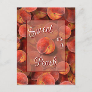 Peach-vykort Vykort
