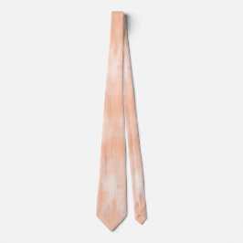 Peach Watercolor Neck Tie Slips