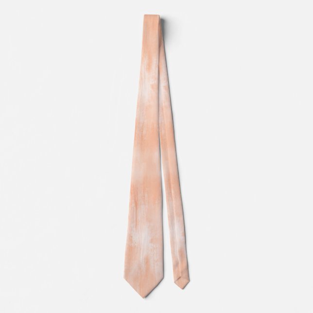 Peach Watercolor Neck Tie Slips (Framsida)