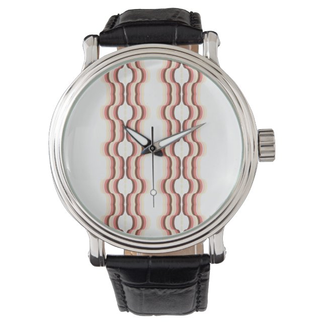 Peach Wave Symmetry Armbandsur (Framsida)