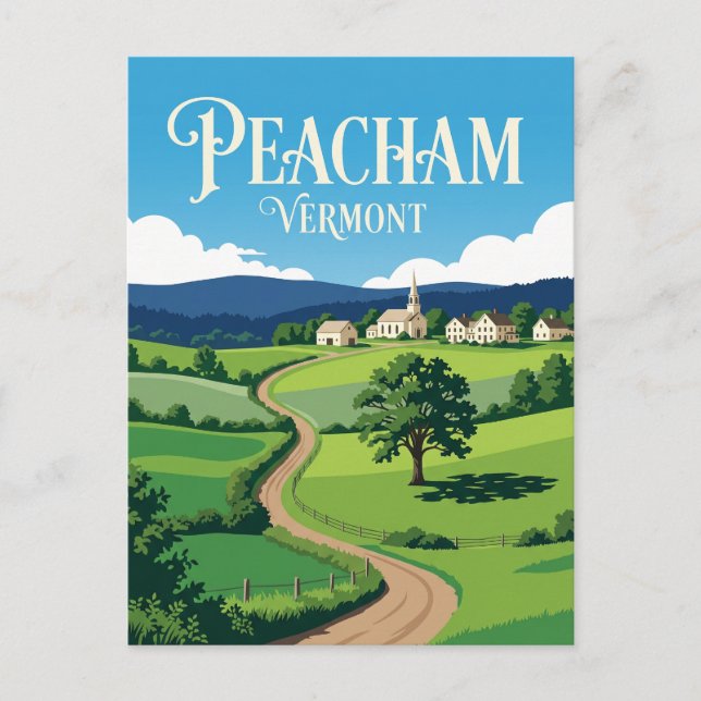 Peacham USA Vykort (Framsida)