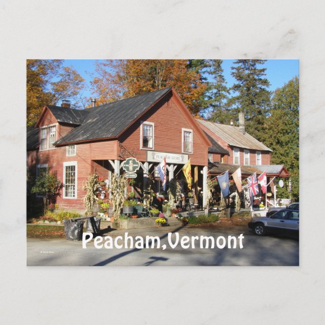 Peacham,Vermont Vykort (Framsida)