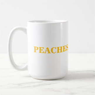 PEACHES COFFEE MUGG! KAFFEMUGG