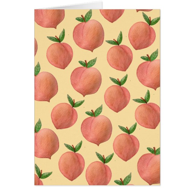 Peaches Hälsningskort (Framsidan)