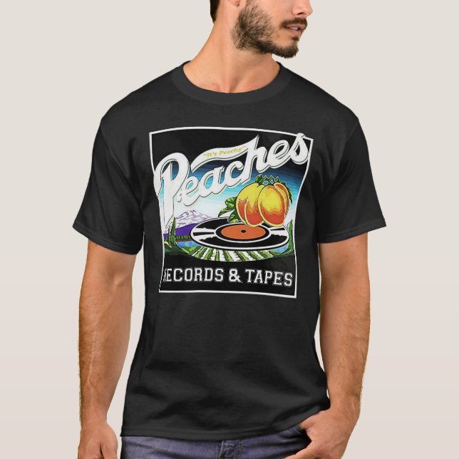 Peaches Records &amp; Tapes - Defunct Shirt Essent T Shirt (Framsida)