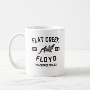 Peachtree City Georgia Alligator Flat Bäck Floyd Kaffemugg
