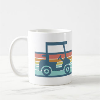 Peachtree City Georgia Golf Cart Kärlek Vibe Kaffemugg