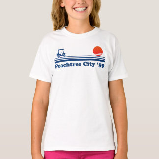 Peachtree City Georgia Lifestyle Golf Cart Sunset T Shirt