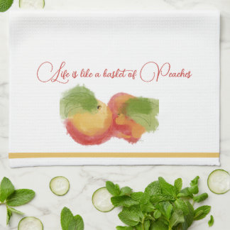 Peachy Bliss Tea Towel Kökshandduk