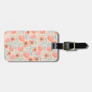 Peachy Blooms Boho Mönster Peach Bagagebricka