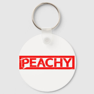 Peachy Frimärke Nyckelring