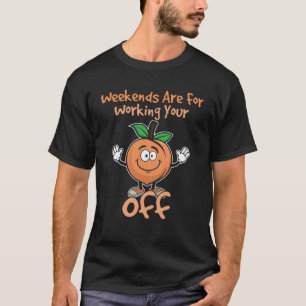 Peachy Fruit Classic Apricot Peach Helg Workin T Shirt