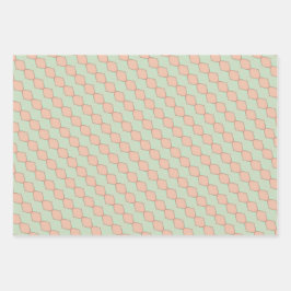 Peachy Harmony Wrapping Papper plattform Lakan set