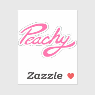 " Peachy" , i rosa dekal