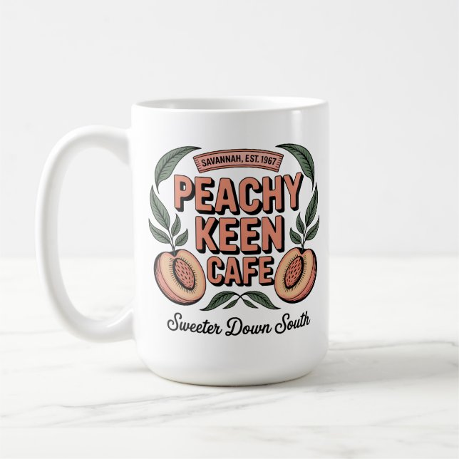 Peachy Keen Café Kaffemugg (Vänster)