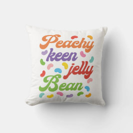 Peachy Keen Jelly Bean Påsk Candy Retro Kudde