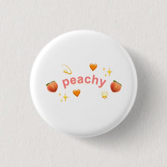 Peachy klämma fast emblem knapp (Framsida)