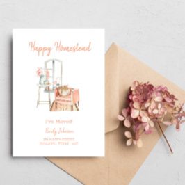 Peachy Living Launch Flytta Meddelande