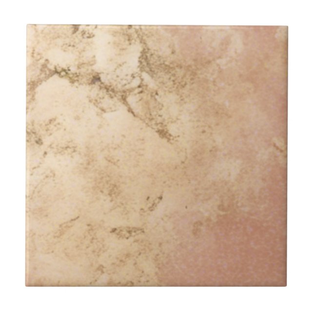 Peachy Marble Elegance Kakelplatta (Framsidan)