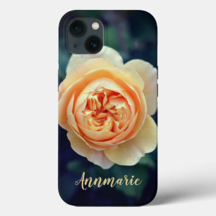 Peachy Orange Garden Ro Flower Personlig