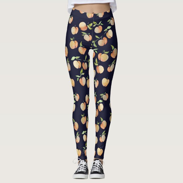Peachy Peacher Leggings (Framsida)