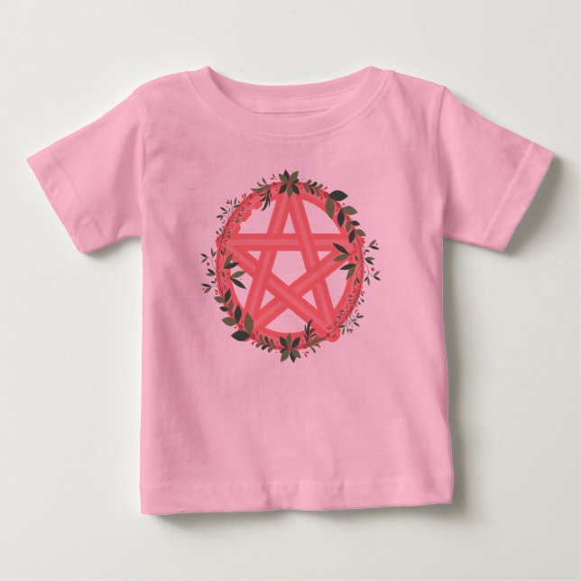 Peachy Pentacle T Shirt (Framsida)