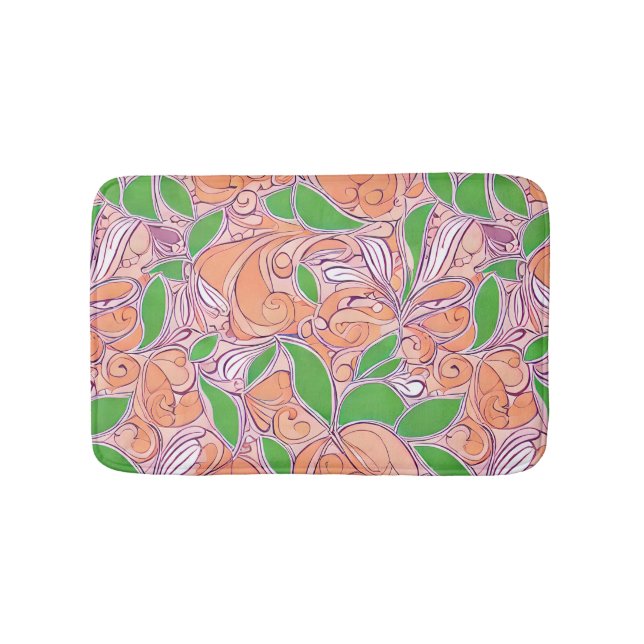 Peachy Petal Bath Mat Badrumsmatta (Framsidan)