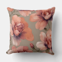 Peachy Rosa blommigt