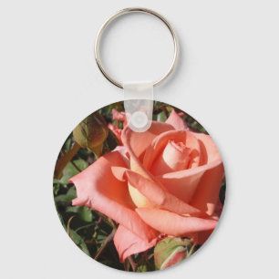 Peachy Rosa ros Nyckelring