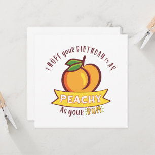 Peachy som din bisynniga födelsedag