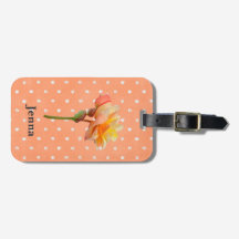 Peachy Söt Begonia Polka Dot