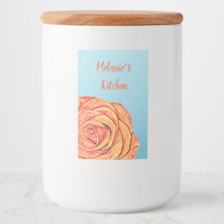Peachy Tangerine Ro Mat Etikett