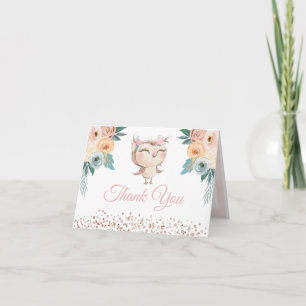 Peachy Uggla tackkort Inbjudan