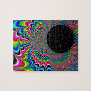 Peackock en Delic - Fractalkonst Pussel