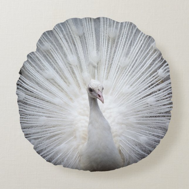 Peacock20160401 Rund Kudde (Framsidan)