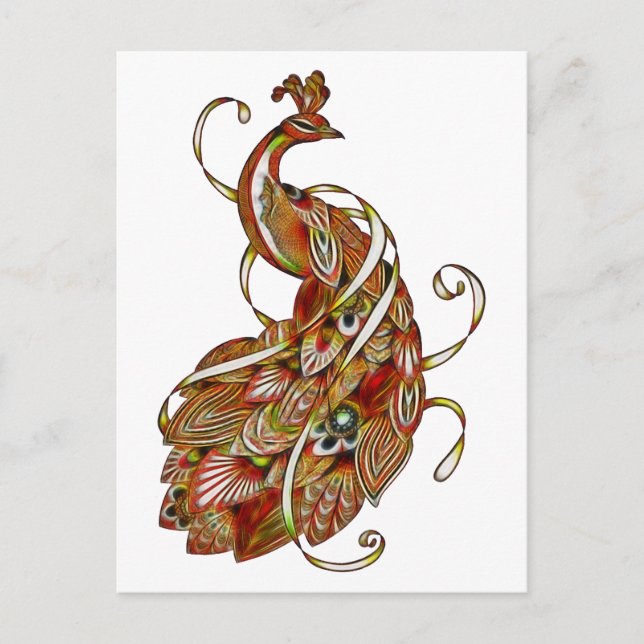 Peacock 2b vykort (Framsida)