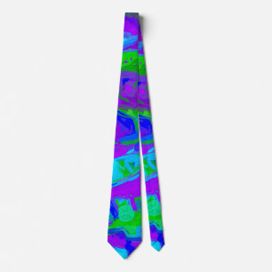 Peacock Abstrakt Watercolor Slips
