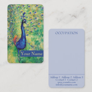Peacock - Affärskort Visitkort