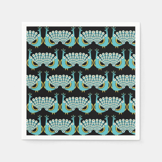 Peacock Art Hemtillbehör Pappersservett (Framsidan)