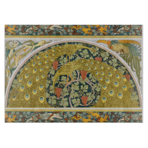 Peacock Art nouveau Stil runda, berikande utformni