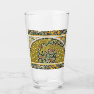Peacock Art nouveau Stil runda, berikande utformni Glaskopp