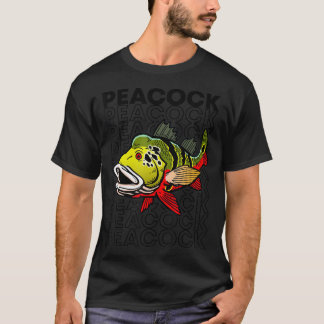 Peacock Bass 80's Stil Monster Fish Keeper T-Shir T Shirt