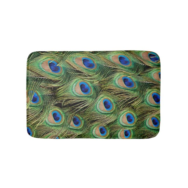 Peacock Bath Mat Badrumsmatta (Framsidan)