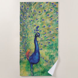 Peacock - Beach Towel